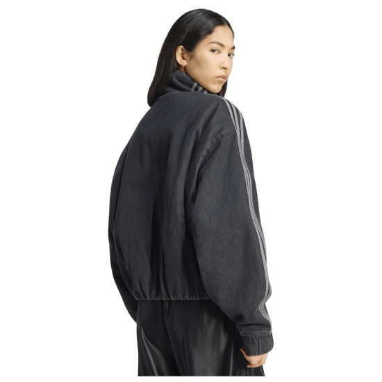 Adidas Γυναικείο μπουφάν Firebird Denim Relaxed Jacket